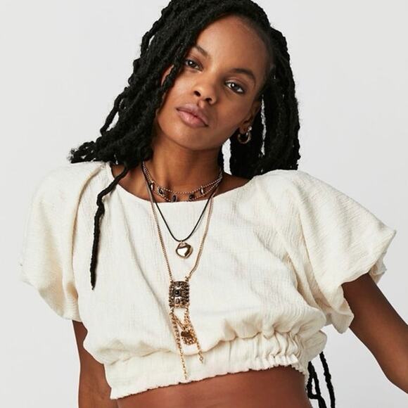 Free People Tops - Free People Tovah Crop Top